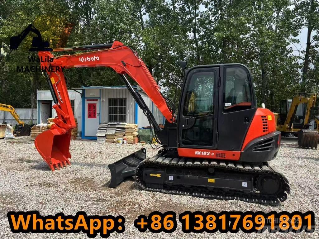 Kubota KX 183-3 소형 굴삭기 7톤 미만