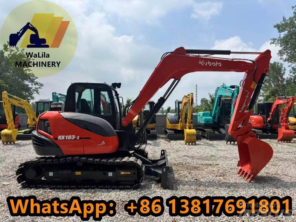 Kubota KX 183-3 소형 굴삭기 7톤 미만
