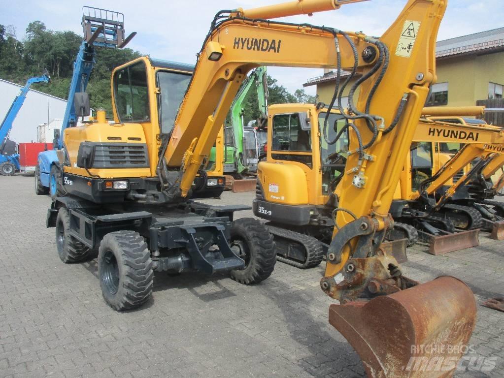 Hyundai Robex 55W-9  휠 굴삭기