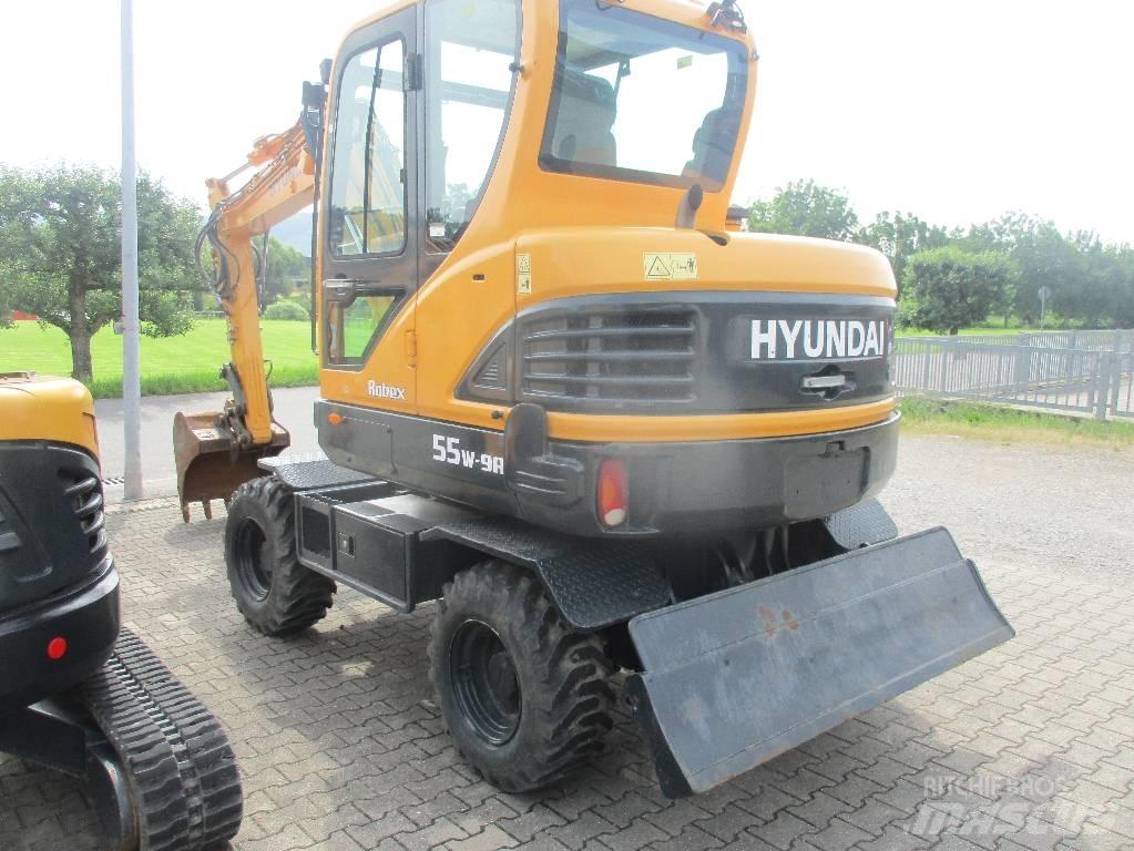 Hyundai Robex 55W-9  휠 굴삭기