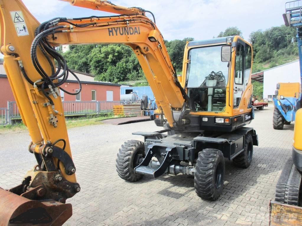 Hyundai Robex 55W-9  휠 굴삭기