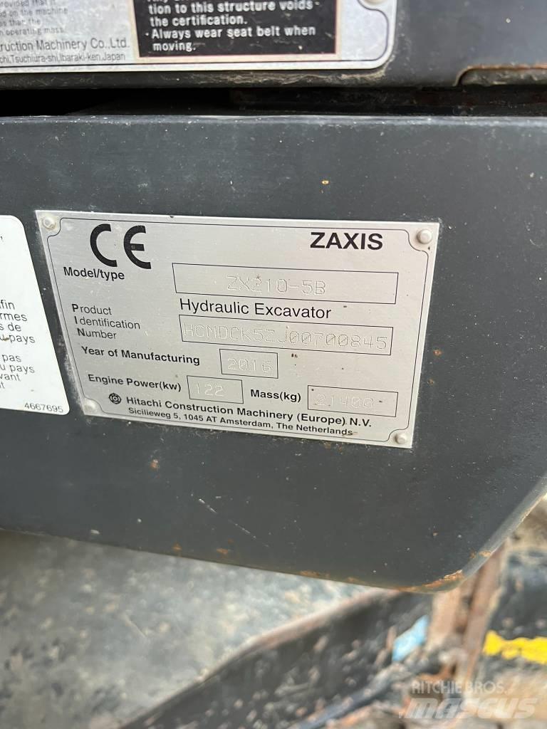 Hitachi ZX210LC 대형 굴삭기 29톤 이상