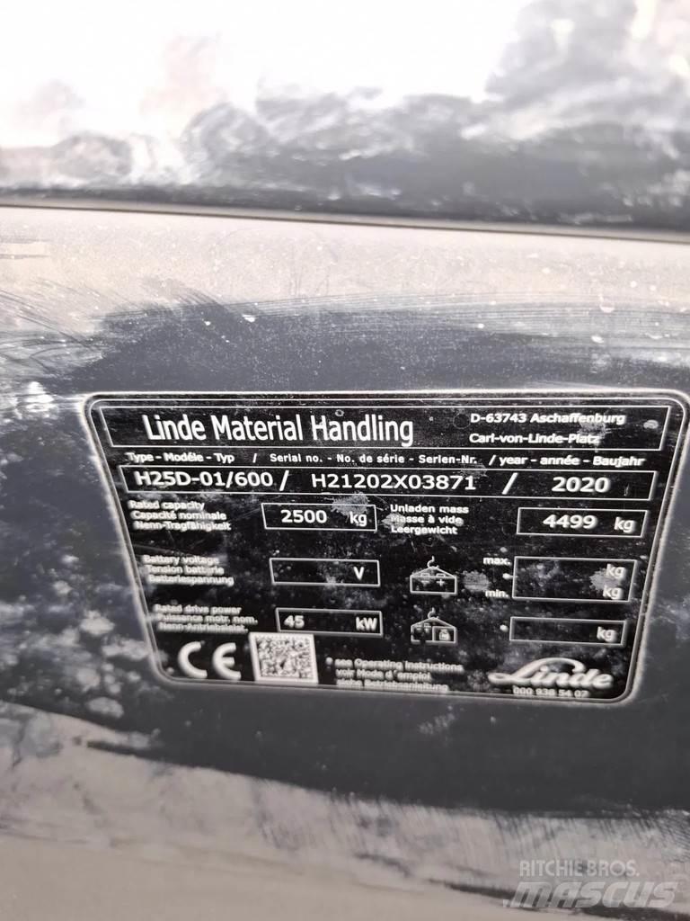 Linde H25D-600 디젤 지게차