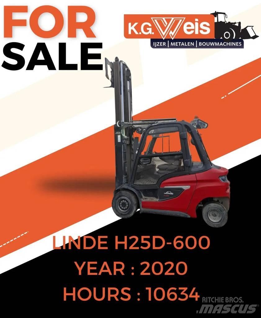 Linde H25D-600 디젤 지게차