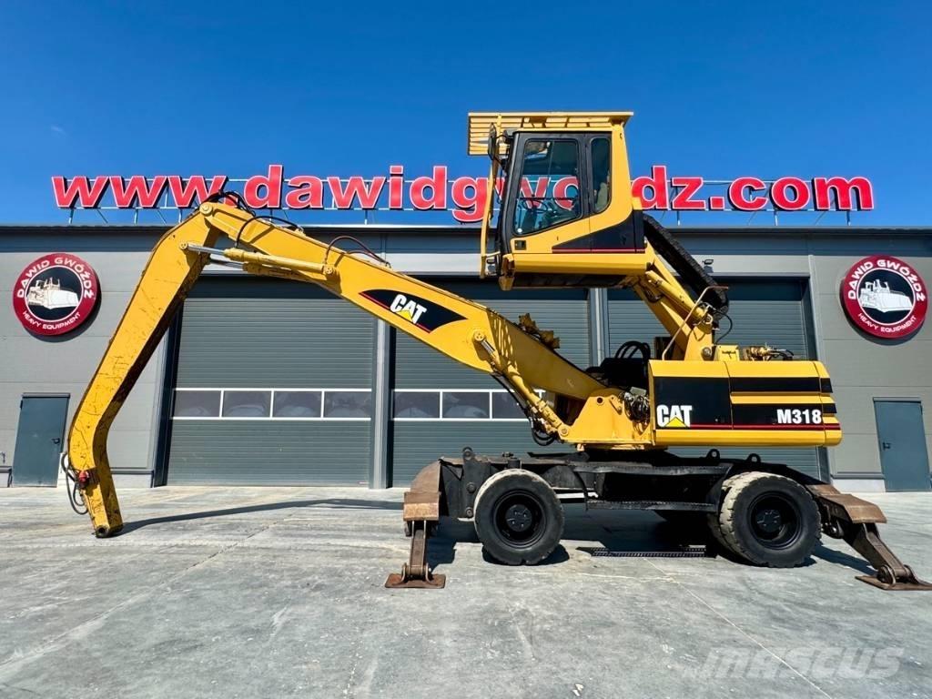 CAT M 318 MH  휠 굴삭기