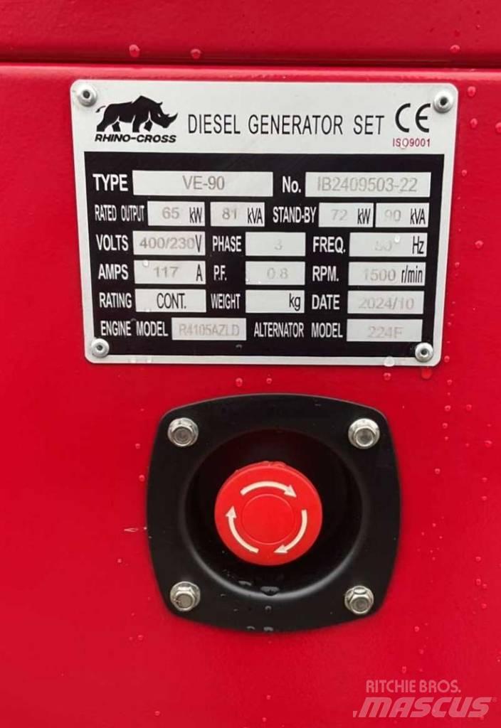 Rhino CROSS 90 KVA 디젤 발전기