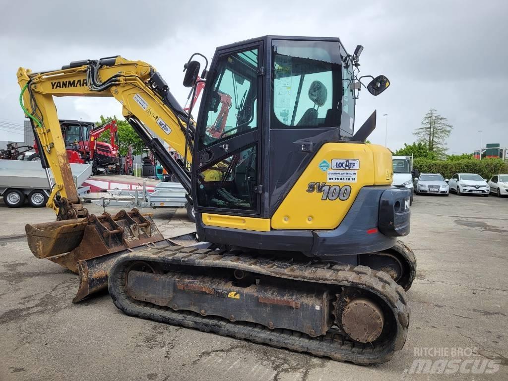 Yanmar SV100-2PB 중형굴삭기 7톤-28톤