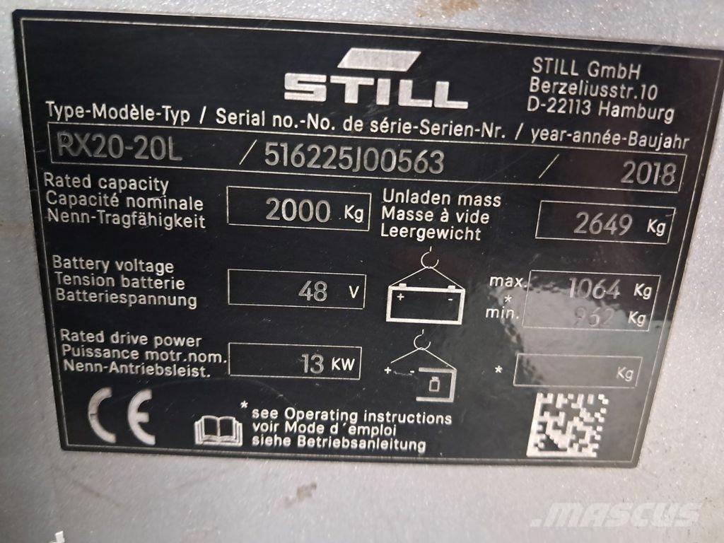 Still RX20-20L 전동 지게차