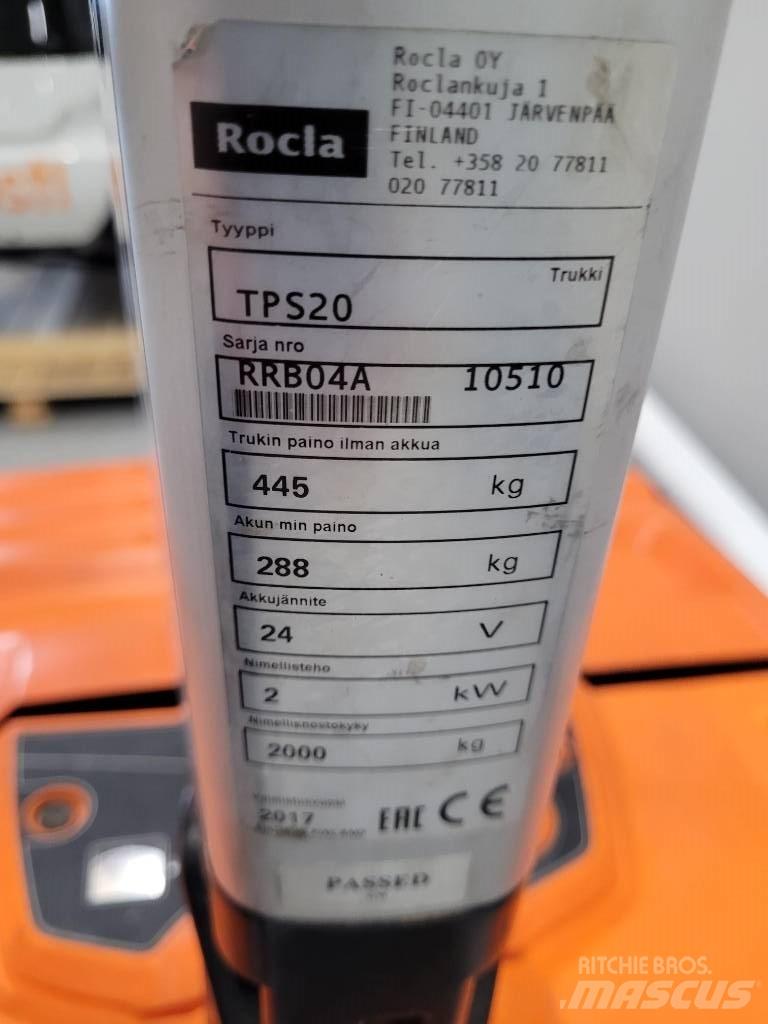 Rocla TPS20 로우 리프터(승강대 포함)