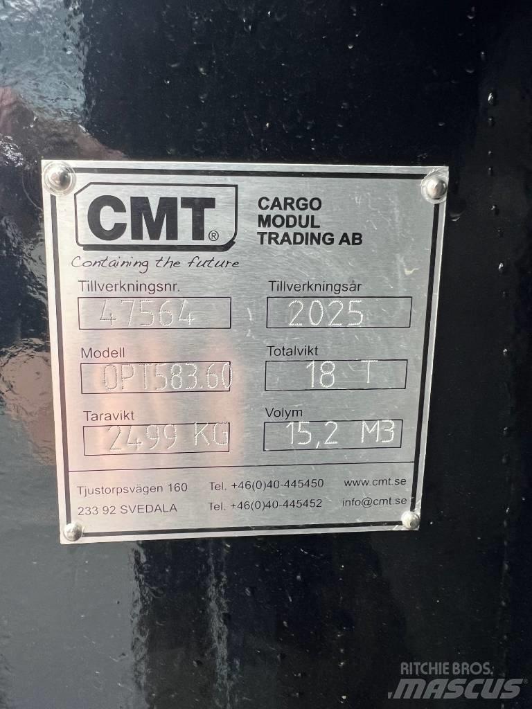 CMT Schaktflak 15m3 착탈식