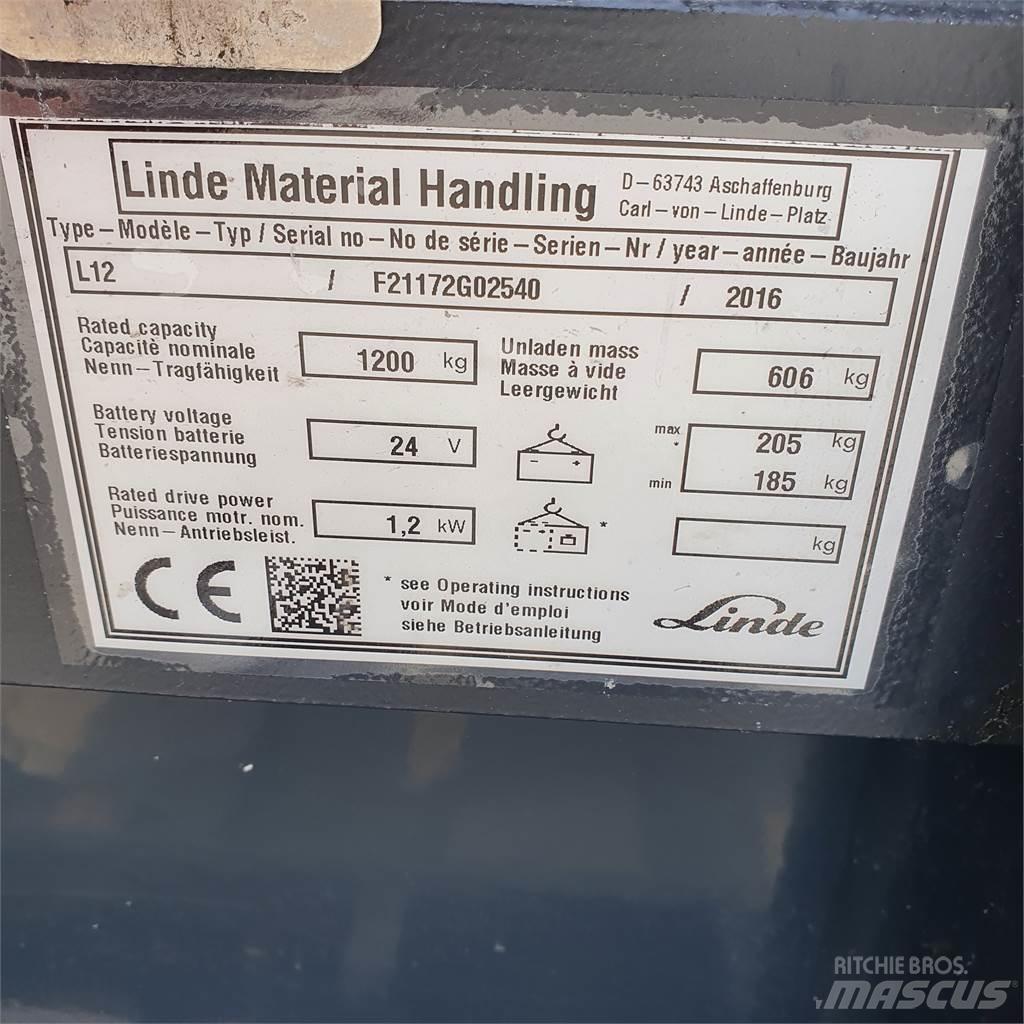 Linde L12 포크리프트