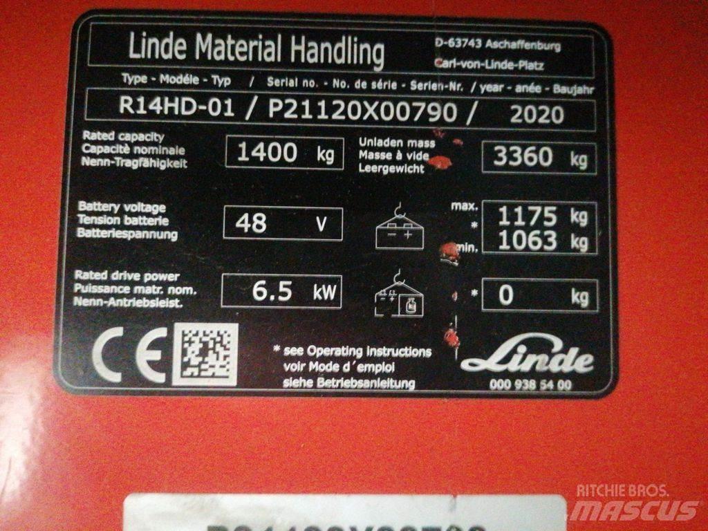 Linde R14HD-01 리치 트럭
