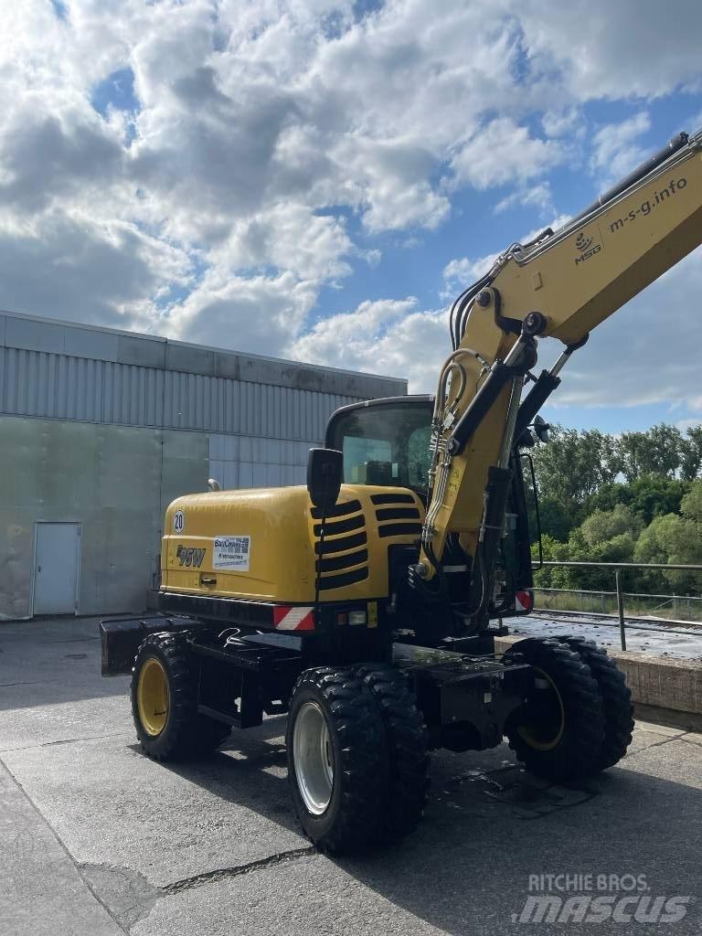 Yanmar B 95 W  휠 굴삭기