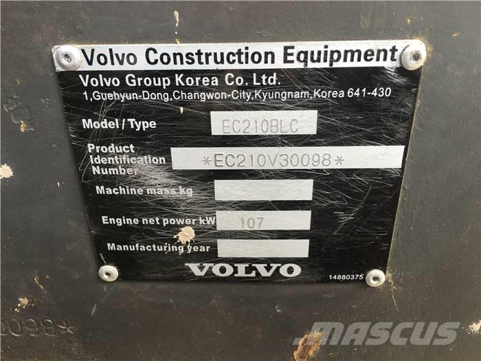 Volvo EC 210 B LC 대형 굴삭기 29톤 이상