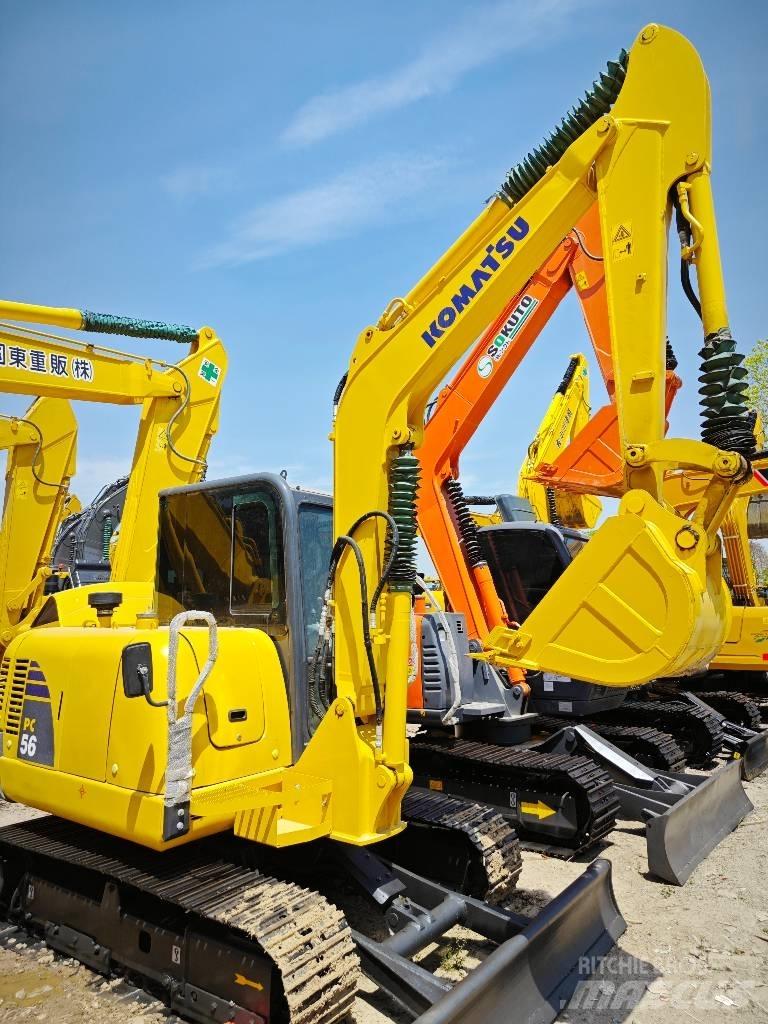 Komatsu PC 56-7 소형 굴삭기 7톤 미만