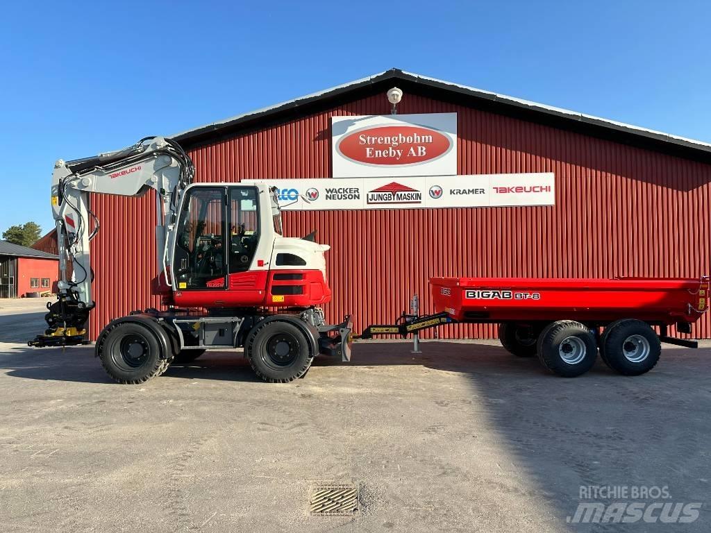 Takeuchi TB 395 W  휠 굴삭기