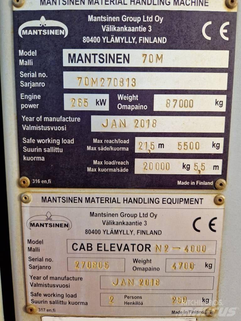 Mantsinen 70M 자재 장비 - 기타