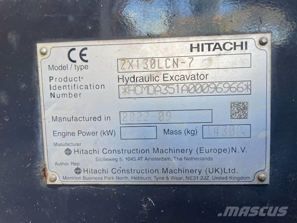 Hitachi ZX 130 LCN-7 대형 굴삭기 29톤 이상