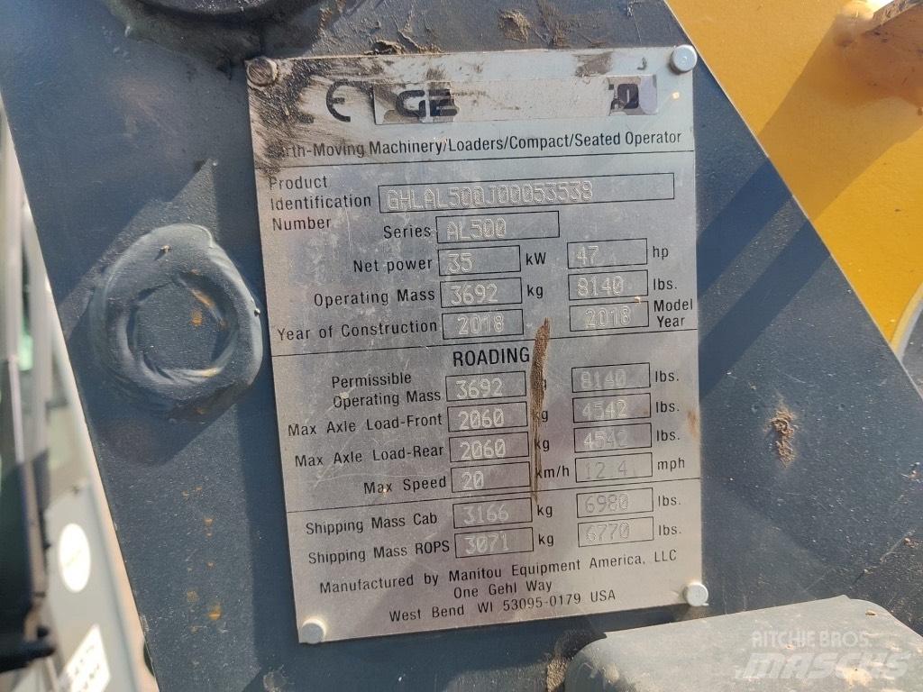 Gehl AL 540  휠로우더