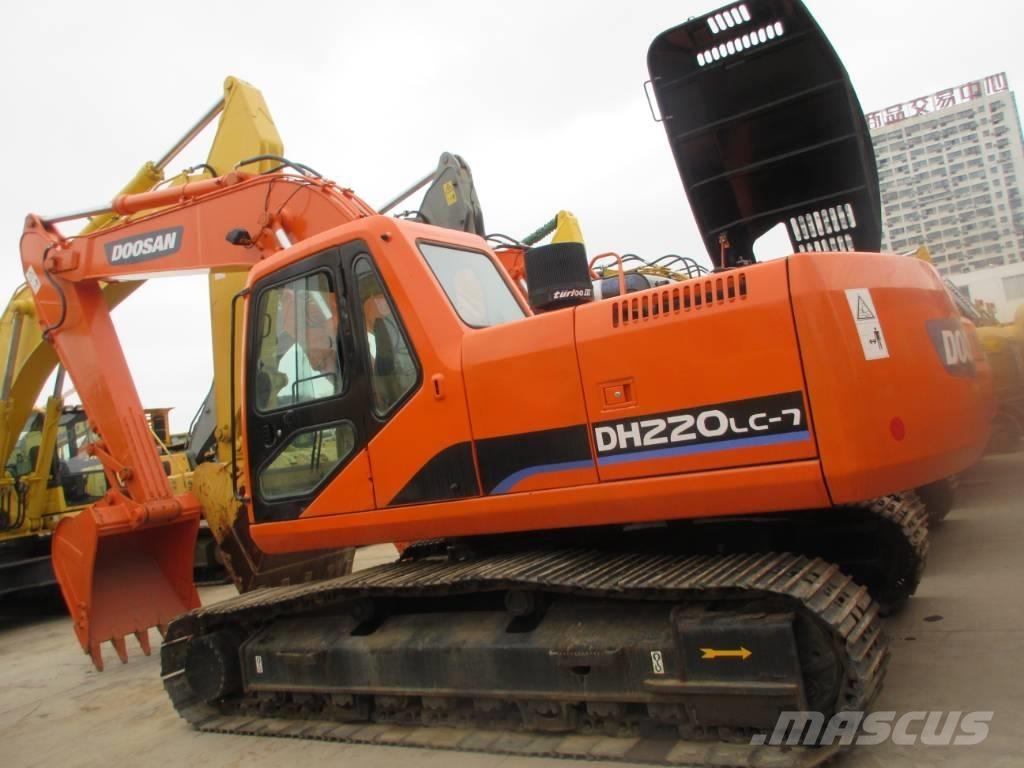 Doosan DH 220 LC-7 대형 굴삭기 29톤 이상