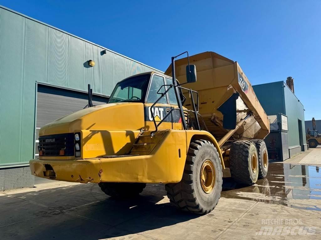 CAT 740 연결식 홀러
