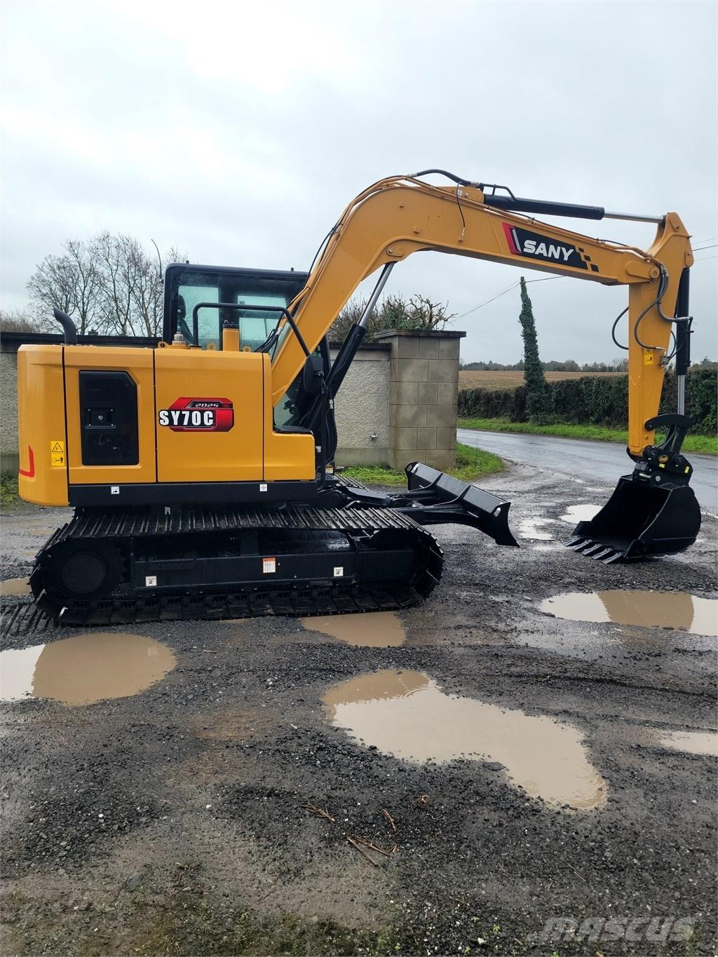 Sany SY 70 C 중형굴삭기 7톤-28톤