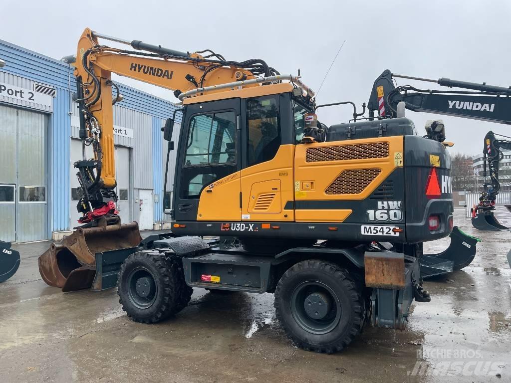 Hyundai HW160  휠 굴삭기