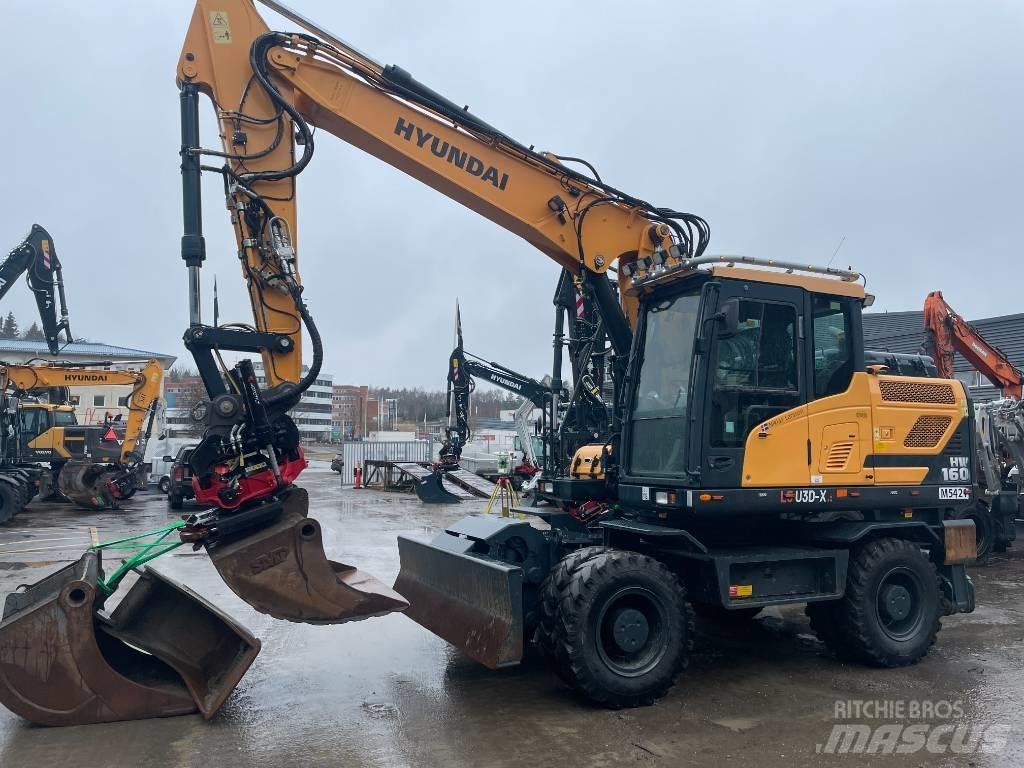 Hyundai HW160  휠 굴삭기