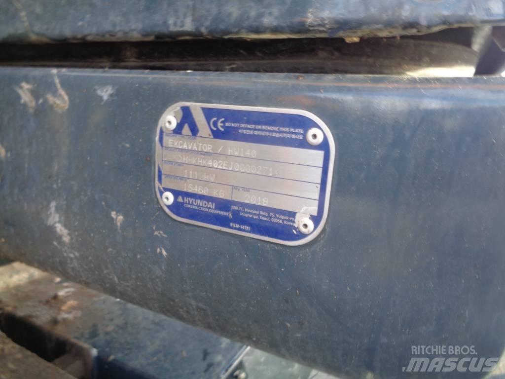 Hyundai HW 140  휠 굴삭기