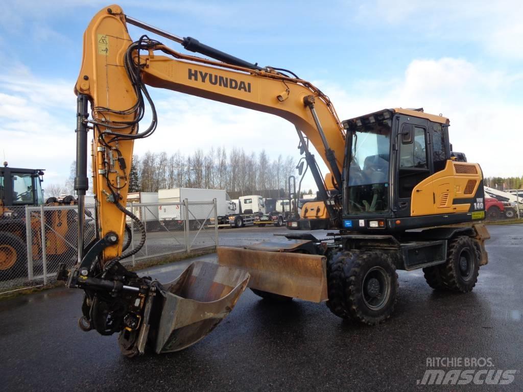 Hyundai HW 140  휠 굴삭기