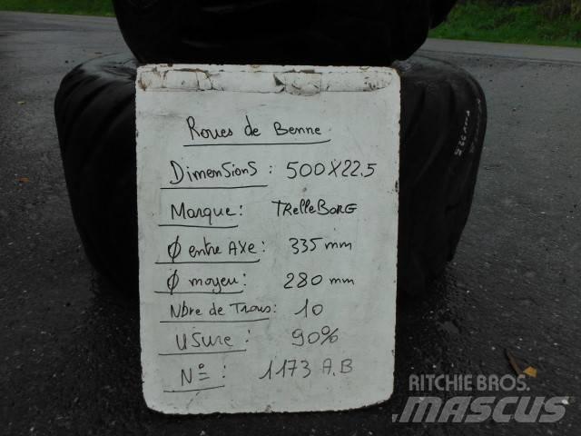 Trelleborg 500/22.5 타이어, 휠 및 림