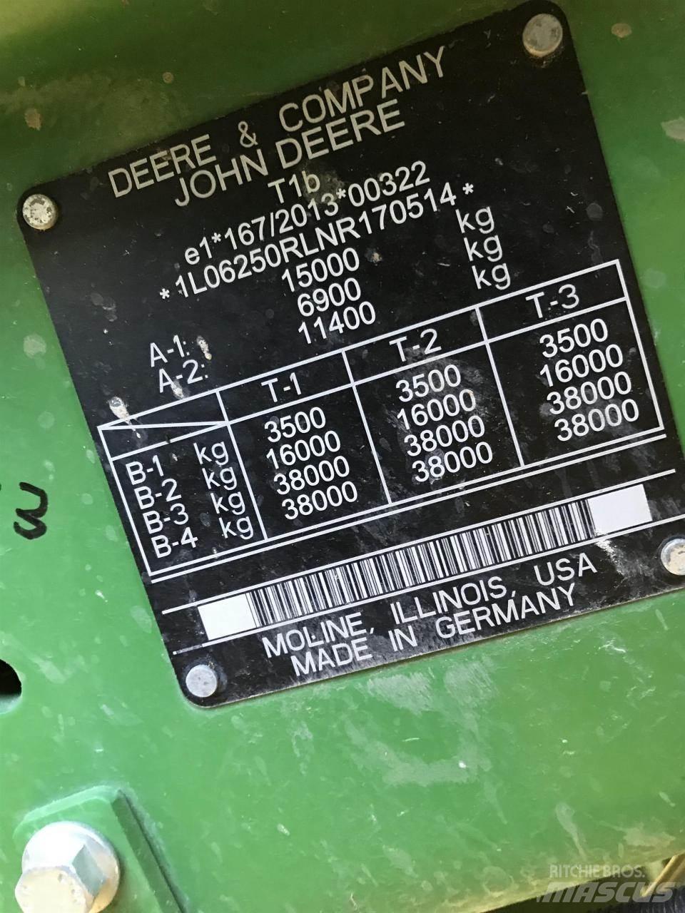 John Deere 6R 250 트랙터