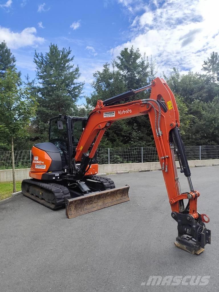 Kubota KX 060-5 소형 굴삭기 7톤 미만