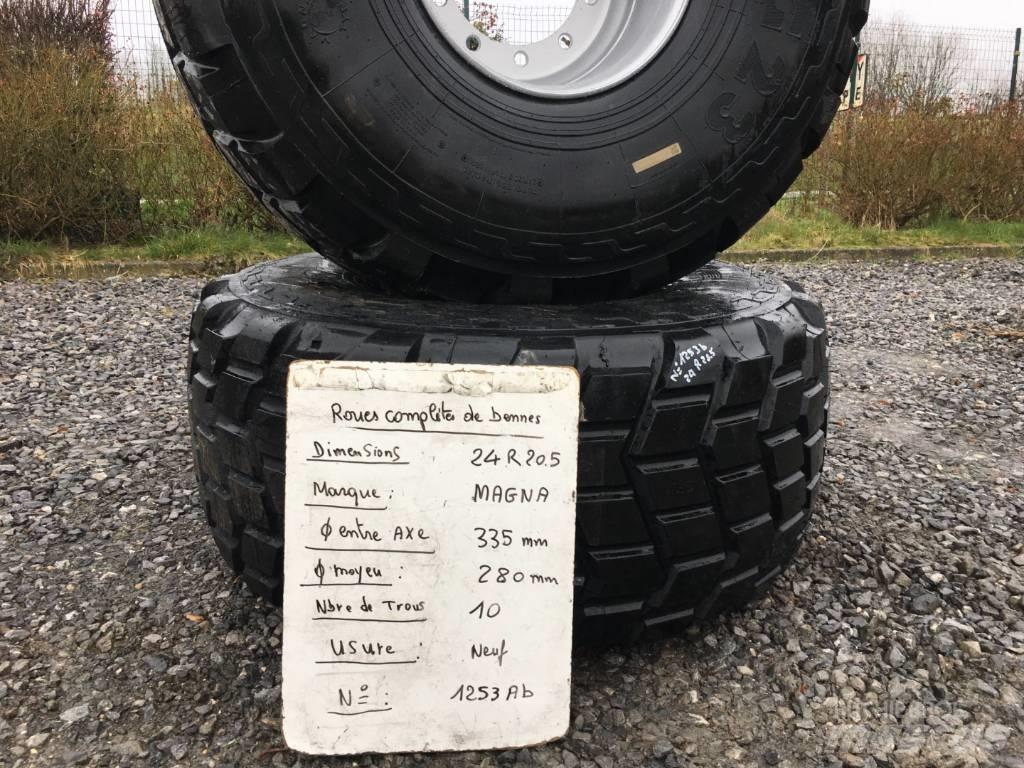  MAGNA TYRES 24R20.5 타이어, 휠 및 림