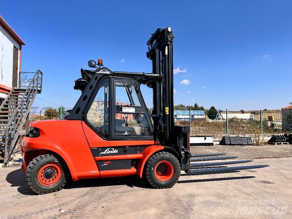 Linde H 80 디젤 지게차