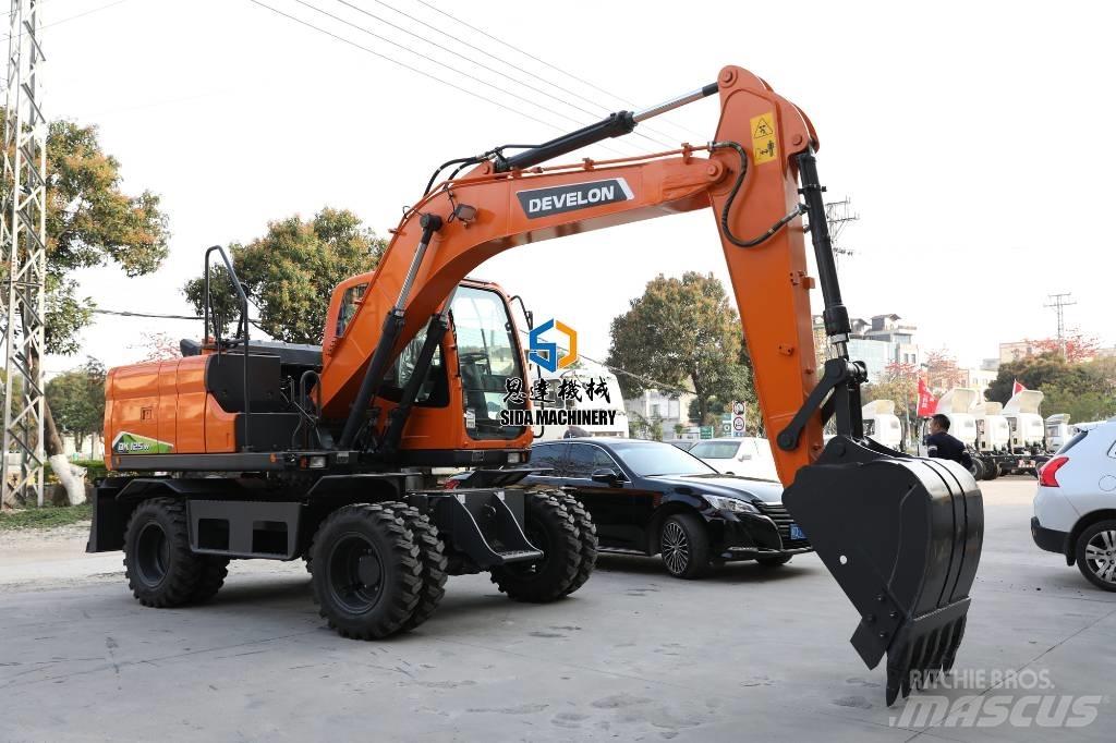 Develon DX125W  휠 굴삭기