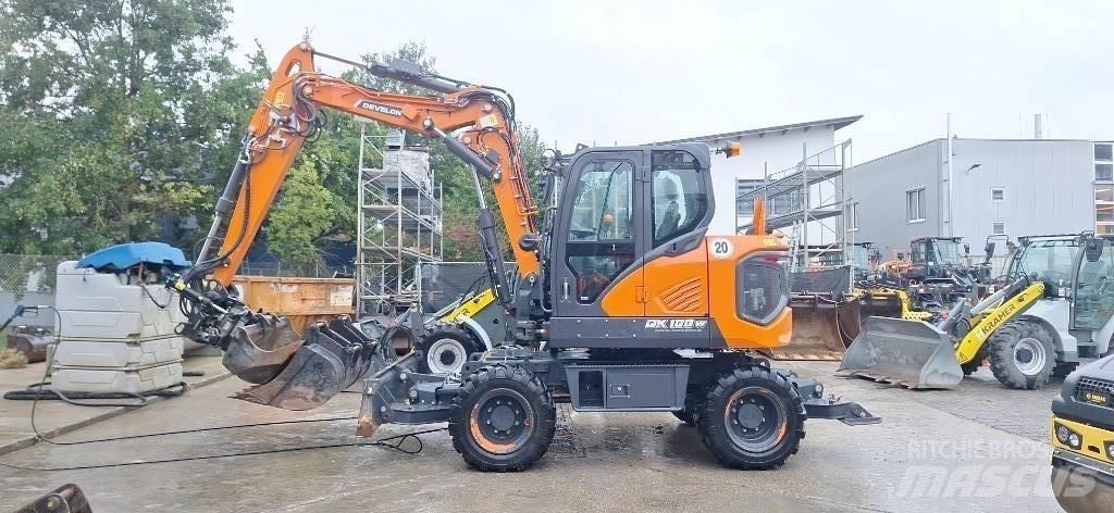 Doosan DX 100 W-7  휠 굴삭기
