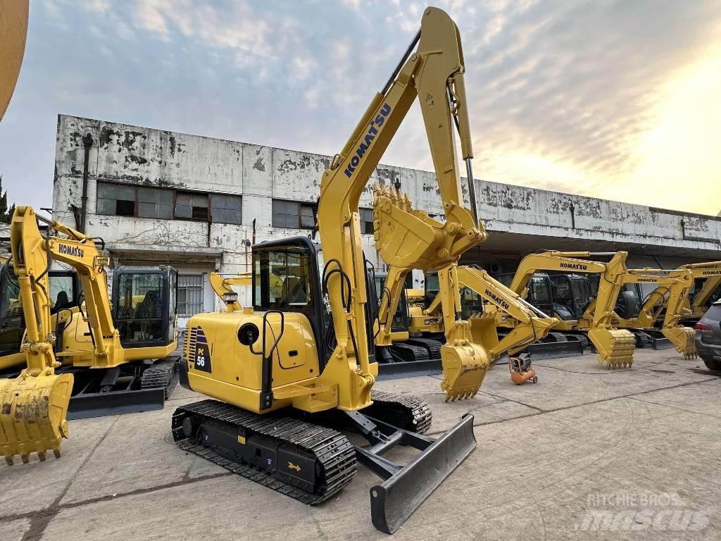 Komatsu PC 56-7 소형 굴삭기 7톤 미만