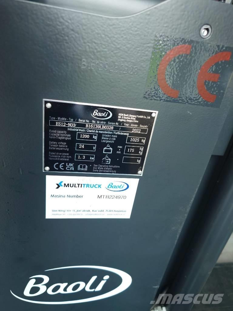 Baoli ES12-N03 포크리프트