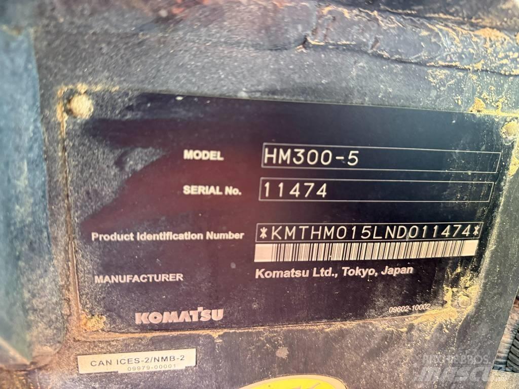 Komatsu HM300-5 연결식 홀러