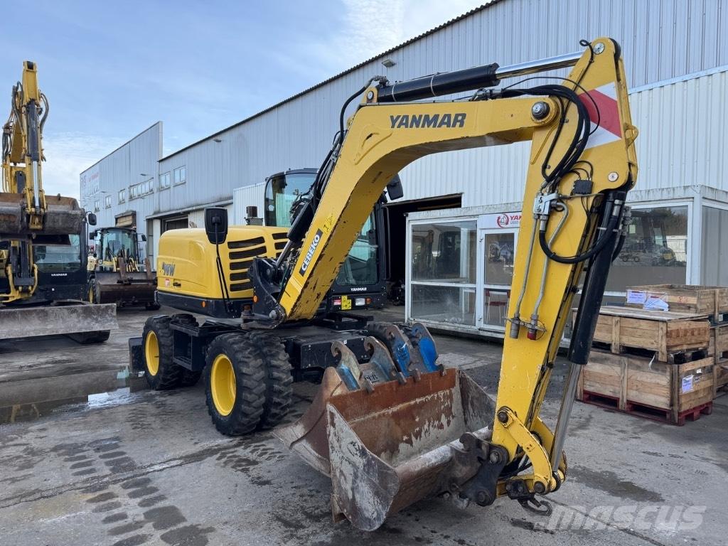 Yanmar B95W (40810)  휠 굴삭기