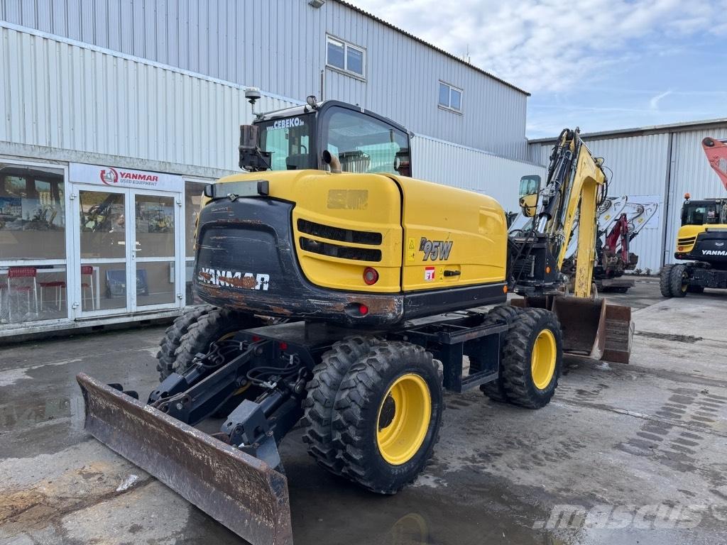 Yanmar B95W (40810)  휠 굴삭기