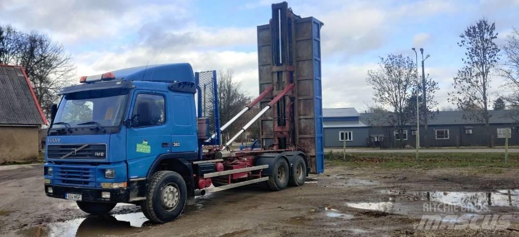 Volvo FM12 훅 리프트 트럭