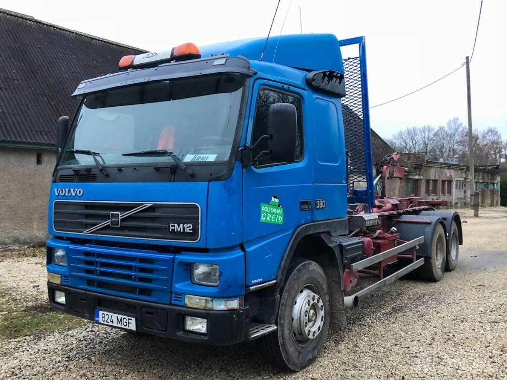 Volvo FM12 훅 리프트 트럭