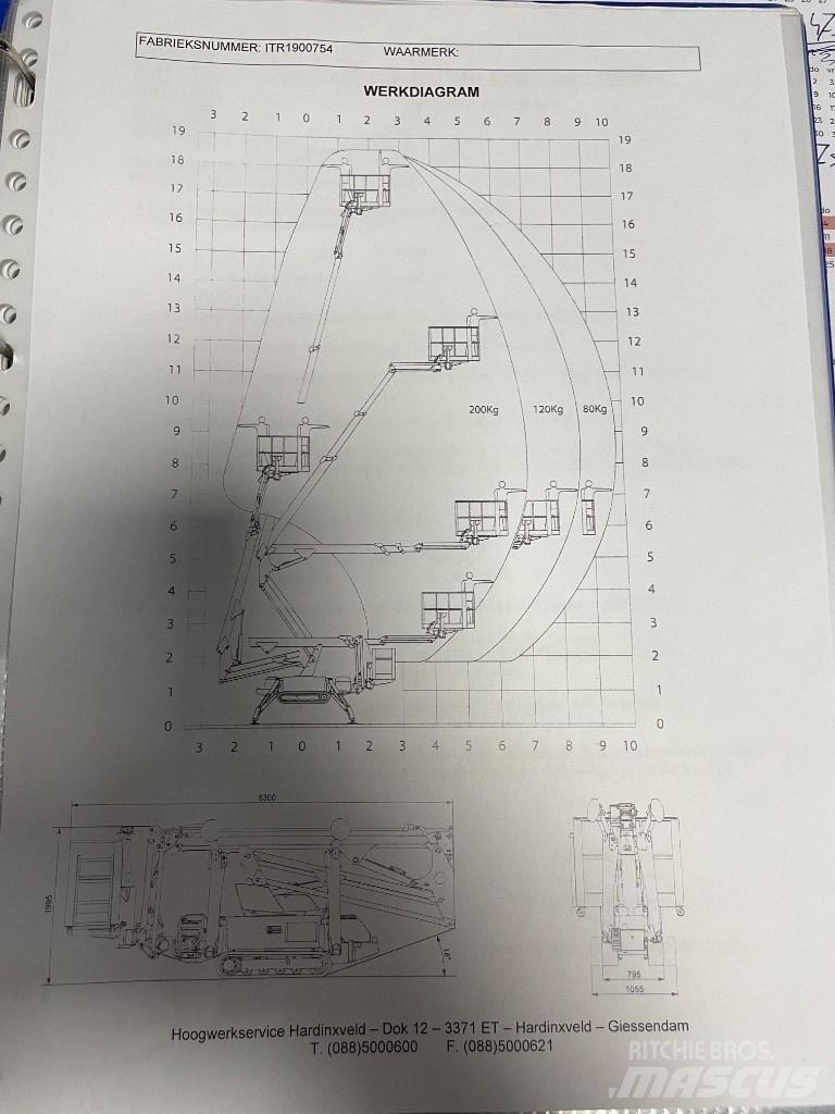Imer IMR 19B 관절형 전동이동 리프트