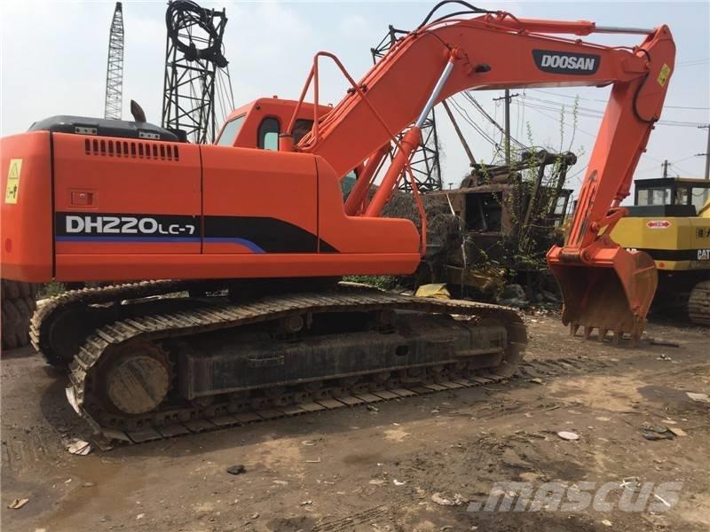 Doosan dh220lc-7 대형 굴삭기 29톤 이상