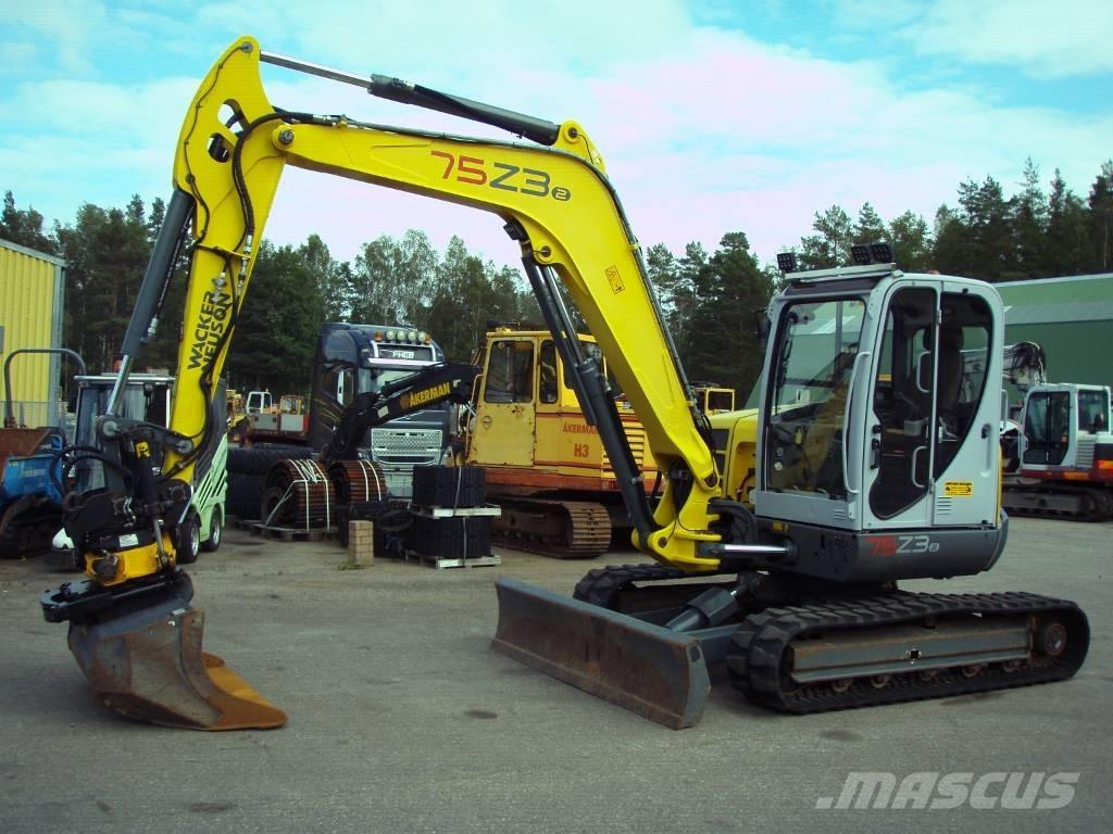 Wacker Neuson 75 Z3 중형굴삭기 7톤-28톤