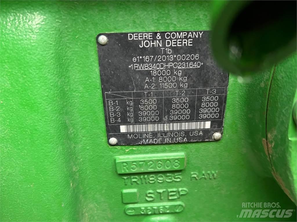 John Deere 8R340 트랙터