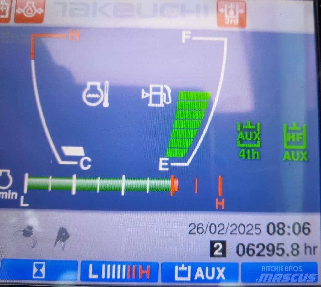 Takeuchi TB 260 소형 굴삭기 7톤 미만