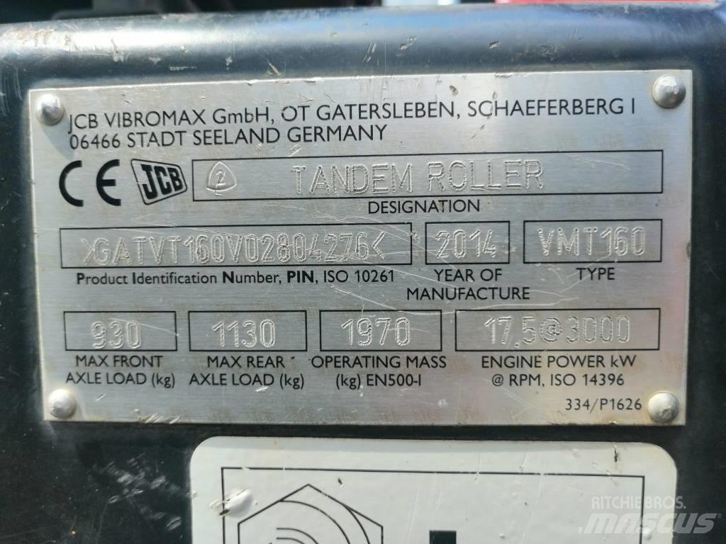 JCB Vibromax vmt 160 트윈 드럼 롤러